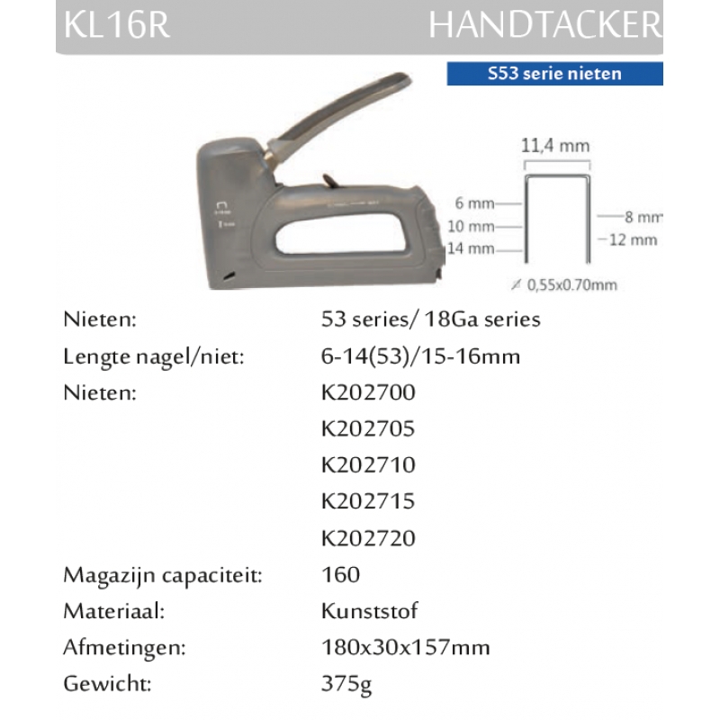 KITPRO basso KL-16R ToolsandCo.be - KL-16R-TOU