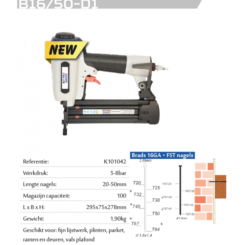 KITPRO basso B16/50-D1 Agrodieren - K101042-TOU