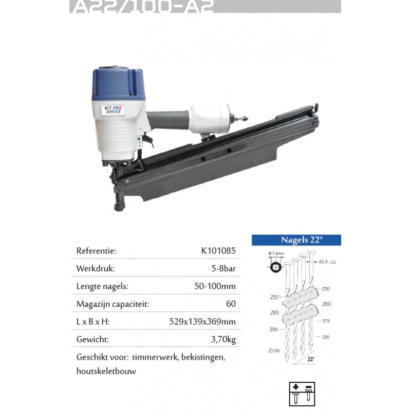 KITPRO basso A22-100-A2 Agrodieren - K101085-TOU