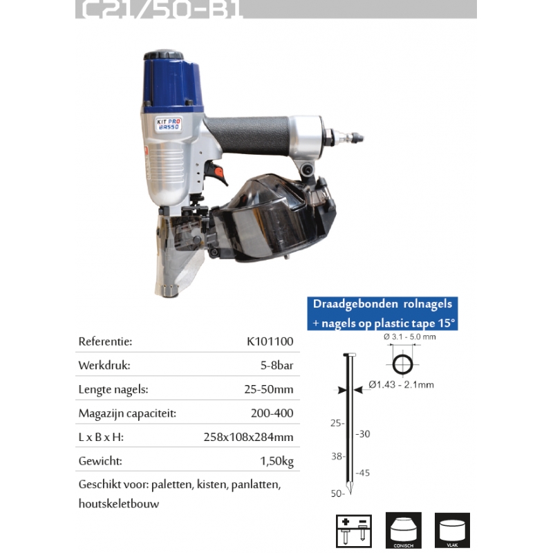 KITPRO basso C21/50-B1 Agrodieren - K101100-TOU