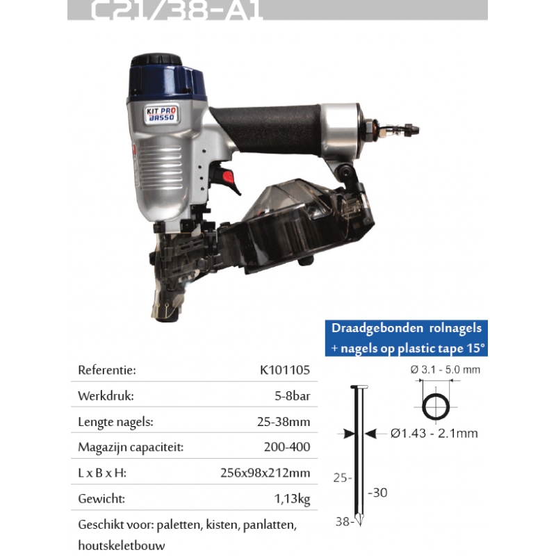 KITPRO basso C21/38-A1 Agrodieren - K101105-TOU