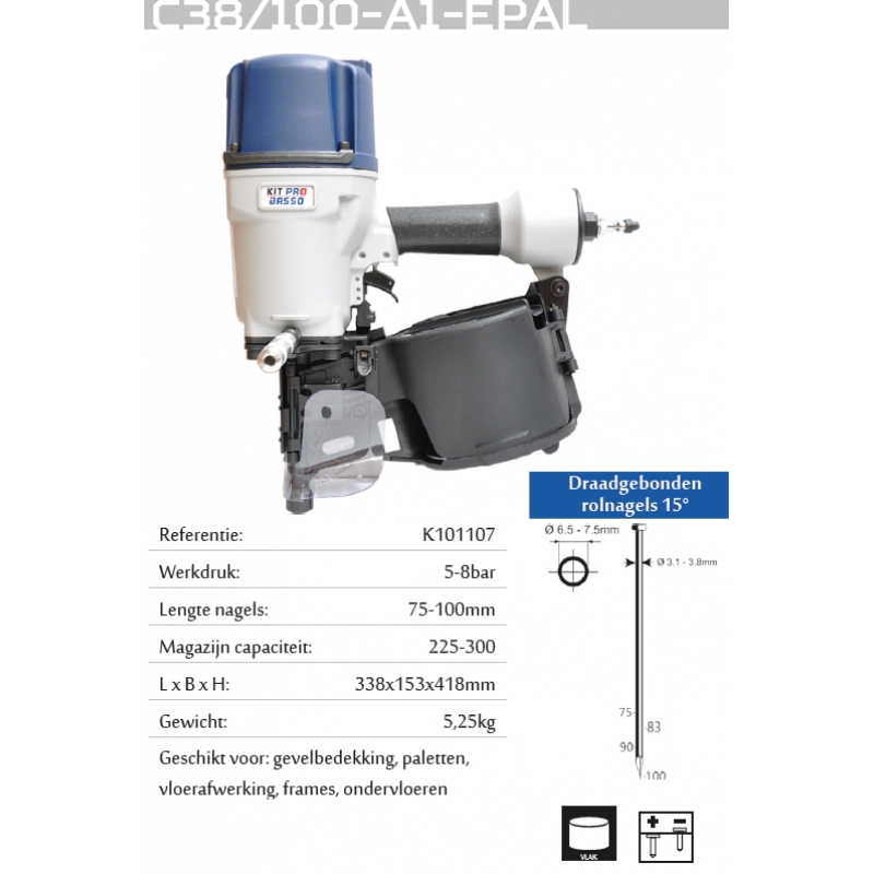 KITPRO basso C38/100-EPAL Agrodieren - K101107-TOU