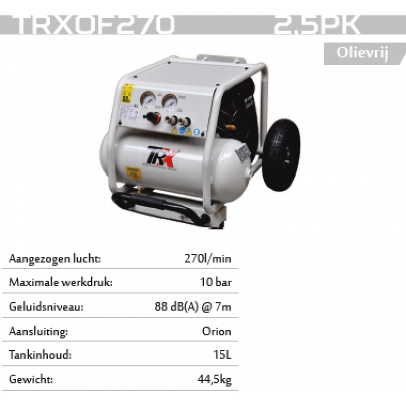 TRX Compressors Agrodieren  - TRXOF270-TOU